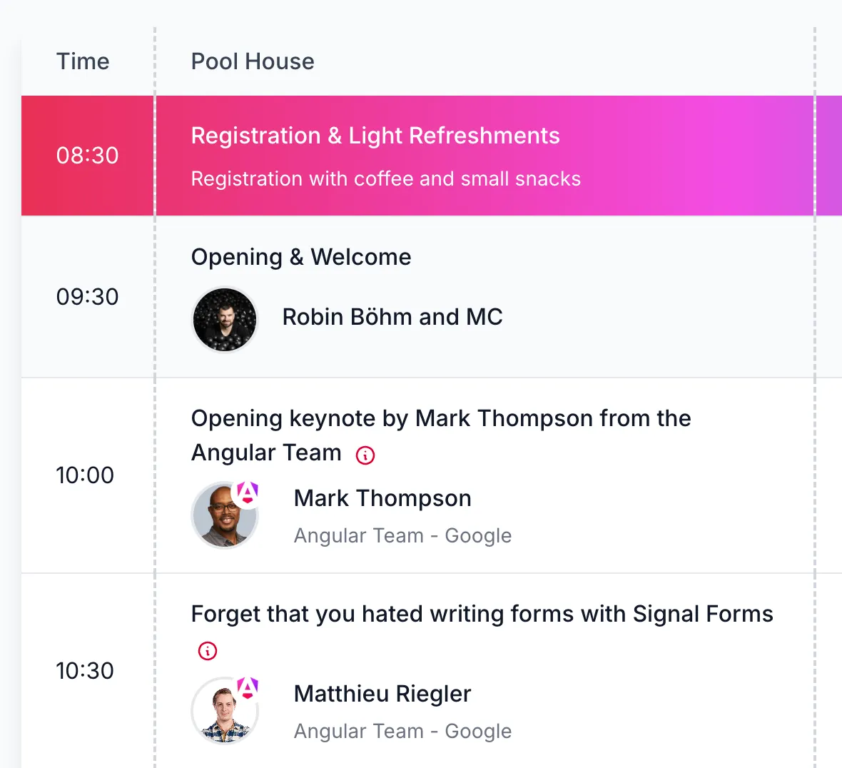 NG-DE 2025 Agenda Ansicht
