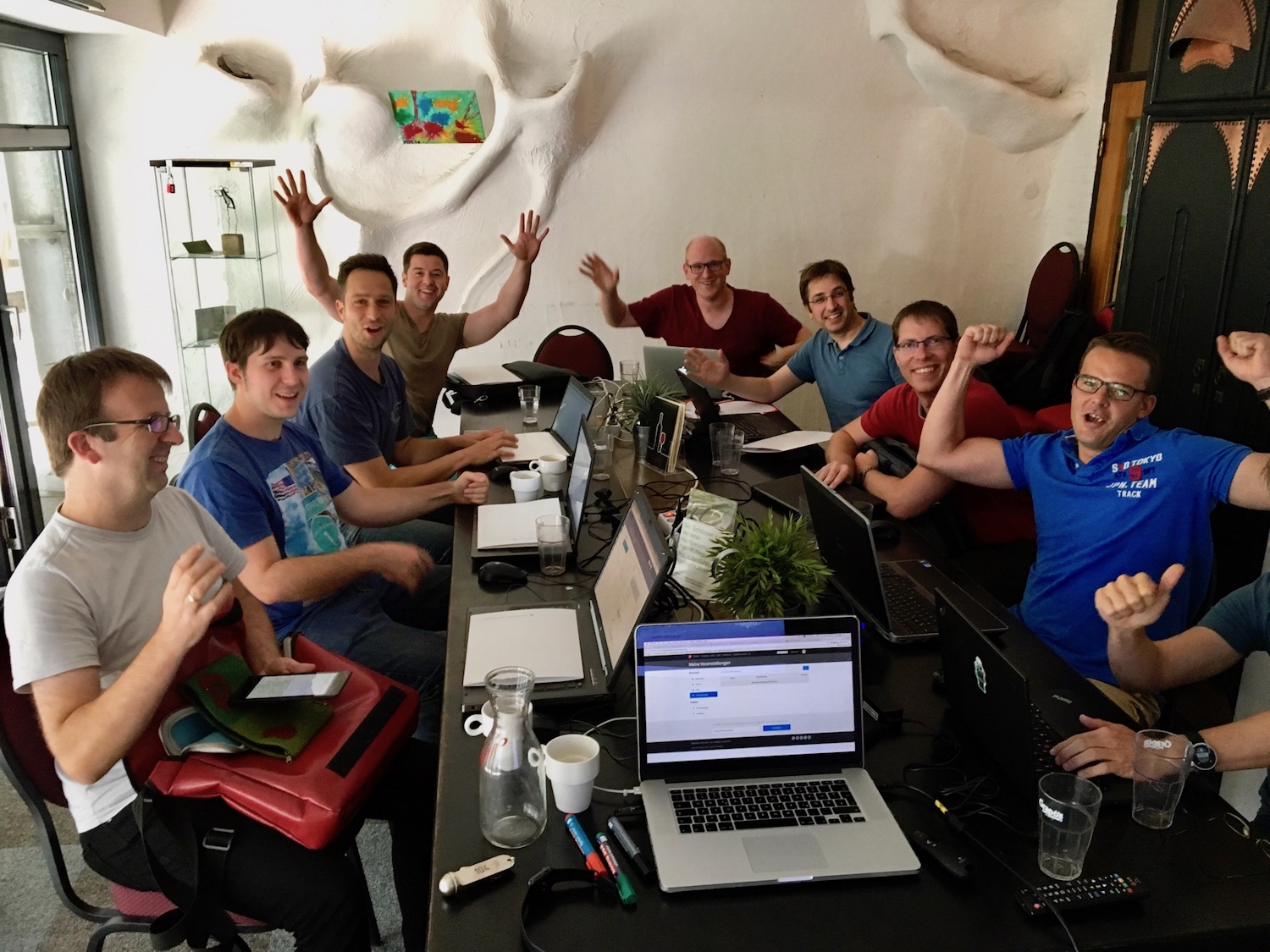 Participants in the Angular Intensive Workshop event