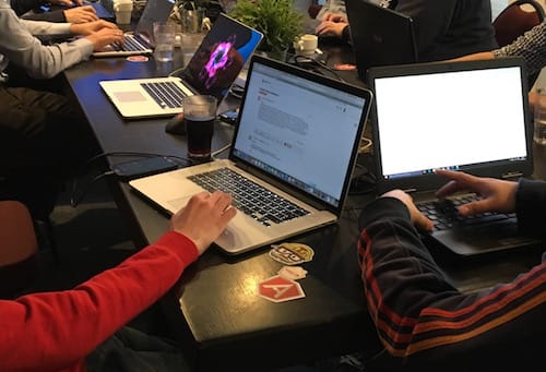 Participants coding in training