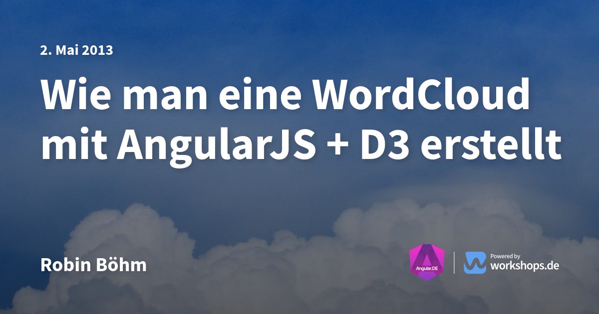 Wie man eine WordCloud mit AngularJS + D3 erstellt | Angular.DE