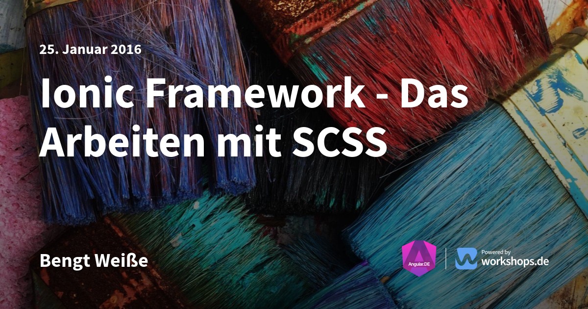 Ionic Framework - Das Arbeiten mit SCSS | Angular.DE
