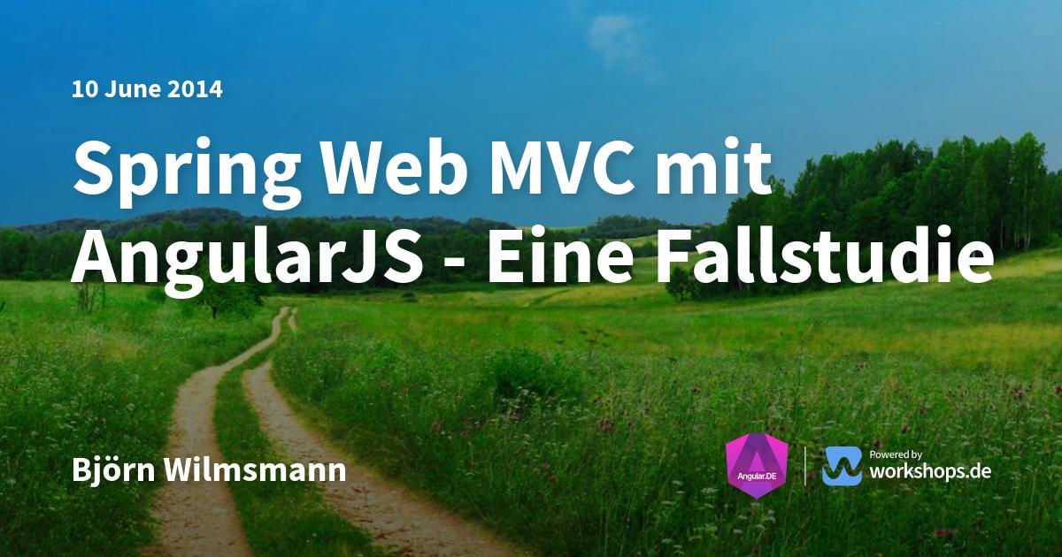 Spring Web MVC mit AngularJS - Eine Fallstudie | Angular.DE